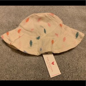 Pink Chicken Sun Hat Brand New With Tags